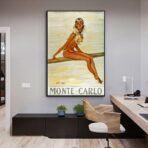affiche pin up vintage