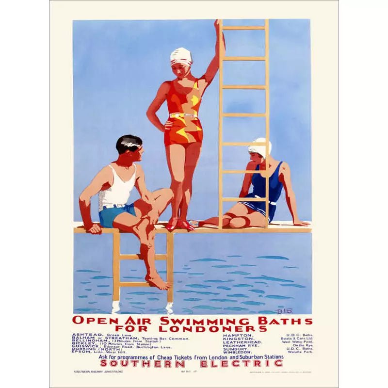 vintage swimming pool poster vintage swimming pool poster