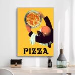 affiche pizza vintage