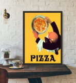 affiche pizza vintage