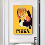affiche pizza vintage