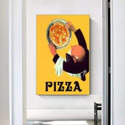 affiche pizza vintage