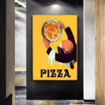 affiche pizza vintage