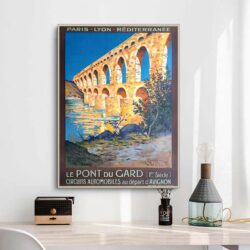 affiche pont du gard