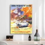 affiche porsche vintage