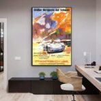 affiche porsche vintage