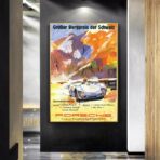 affiche porsche vintage