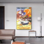 affiche porsche vintage