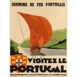 vintage portugal poster