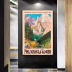 affiche pralognan la vanoise