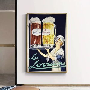 affiche publicitaire alcool vintage