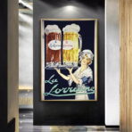 affiche publicitaire alcool vintage