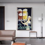 affiche publicitaire alcool vintage