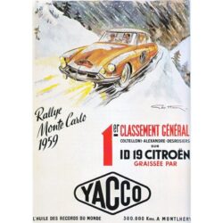 affiche publicitaire citroën