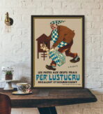 affiche publicitaire lustucru