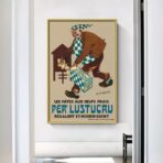 affiche publicitaire lustucru