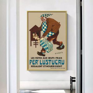 affiche publicitaire lustucru