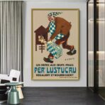 affiche publicitaire lustucru