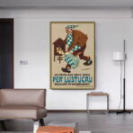 affiche publicitaire lustucru