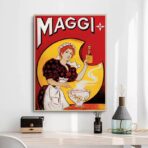 affiche publicitaire maggi