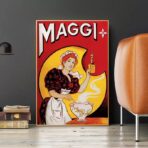 affiche publicitaire maggi