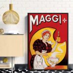 affiche publicitaire maggi