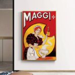 affiche publicitaire maggi