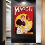 affiche publicitaire maggi