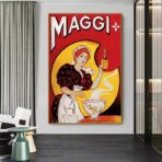 affiche publicitaire maggi