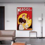 affiche publicitaire maggi