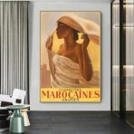 affiche publicitaire marocaine