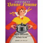 affiche publicitaire vintage cuisine