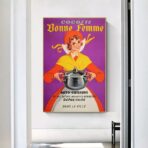 affiche publicitaire vintage cuisine