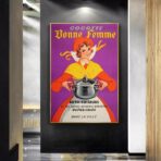 affiche publicitaire vintage cuisine