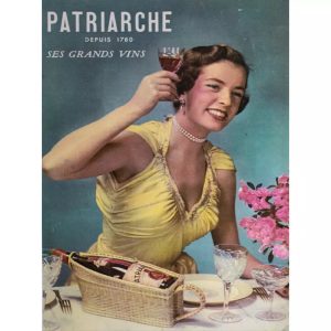 vintage woman advertising poster