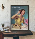 affiche publicitaire vintage femme