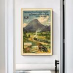 affiche puy de dome vintage