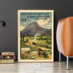 affiche puy de dome vintage