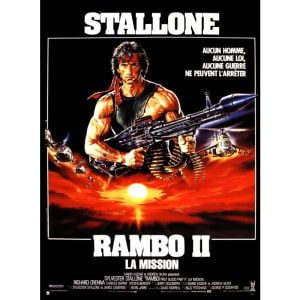 affiche rambo 2