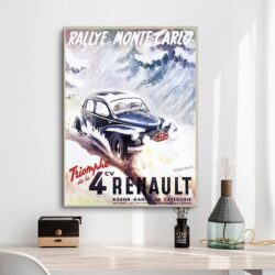 affiche renault 4 cv