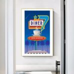 affiche restaurant vintage