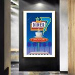 affiche restaurant vintage