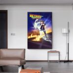 affiche retour vers le futur vintage