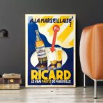 affiche ricard vintage