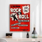 affiche rock n roll vintage