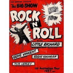 affiche rock n roll vintage