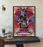 affiche rock vintage