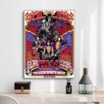 affiche rock vintage