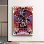 affiche rock vintage