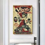affiche rockabilly vintage